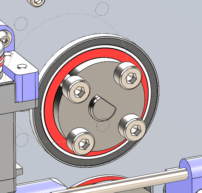 D-Shaft Pulley Mount