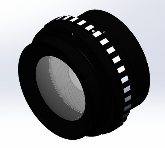 Wollensak Raptar 209mm Copy Lens (Modified)